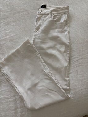 Kut from the Kloth White Stella High-Rise Jeans